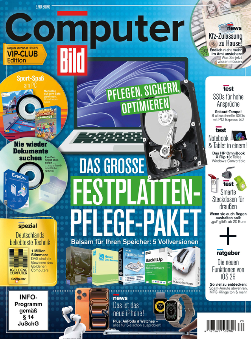 Computer BILD mit DVD